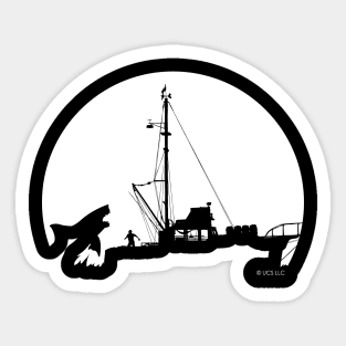 Jaws, shark, Orca, Sticker